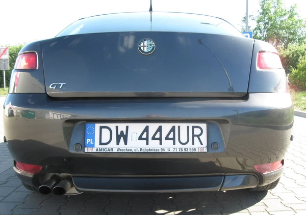 Alfa Romeo GT cena 25000 przebieg: 173194, rok produkcji 2009 z Wrocław małe 191